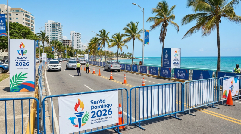 Restricciones y cierres viales en el Malecón por los Juegos Centroamericanos