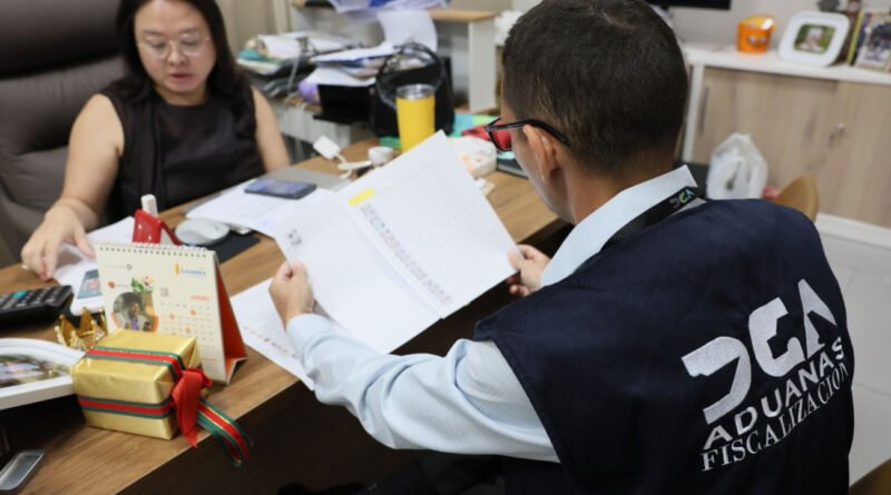 Operativo de fiscalización de la Dirección General de Aduanas a importadores asiáticos