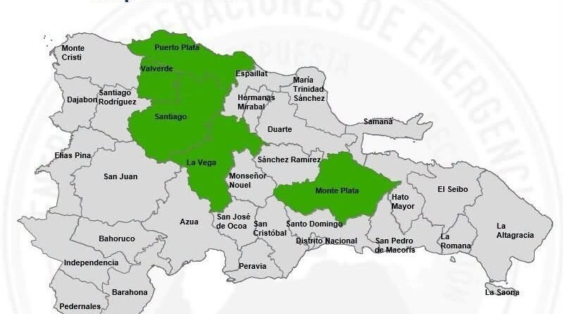 Alerta verde por lluvias fuertes anunciada por el COE