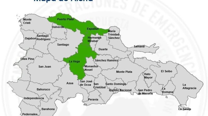 Recomendaciones del COE ante la Alerta Verde por aguaceros, tormentas eléctricas y ráfagas de viento