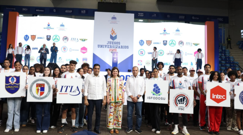Inauguración de los Juegos Deportivos Universitarios 2026 con atletas de 23 universidades